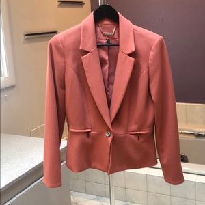 White House Black Market Rose Colored Blazer